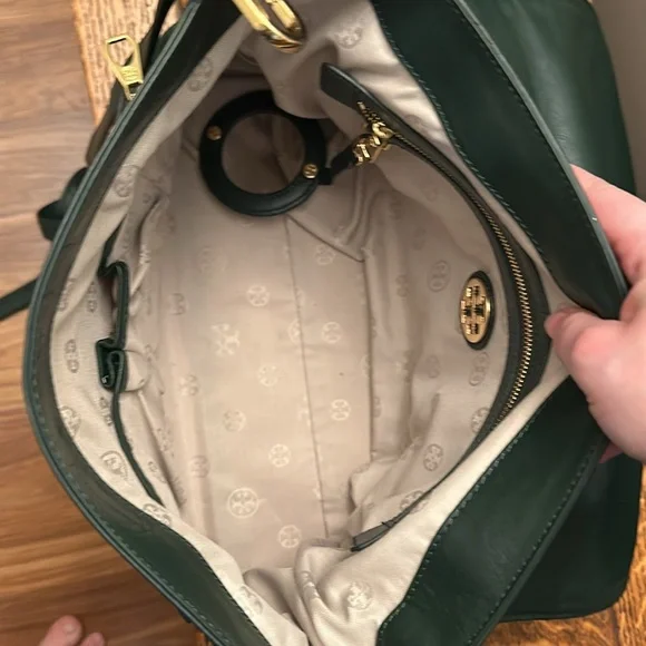 Tory Burch Large 797 Bag Hunter Green - Picture 4 of 4